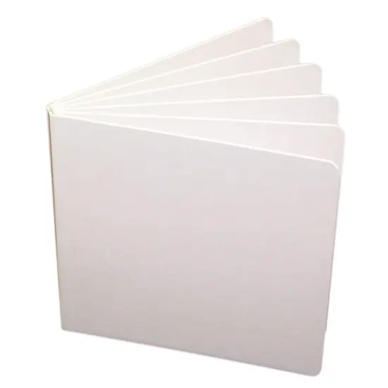Blank Chunky Board Book, 5" x 5", White, Pack of 6 {2}