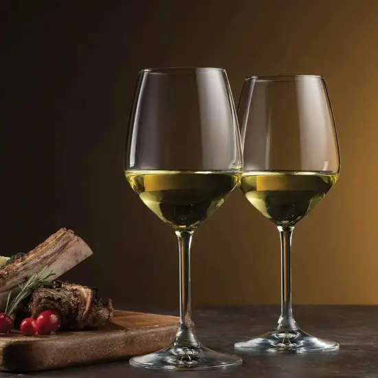 Bormioli Rocco 14.75 oz White Wine Glasses (Set Of 4) Crystal {5}