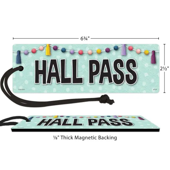 Oh Happy Day Magnetic Hall Pass, Pack of 6 {3}