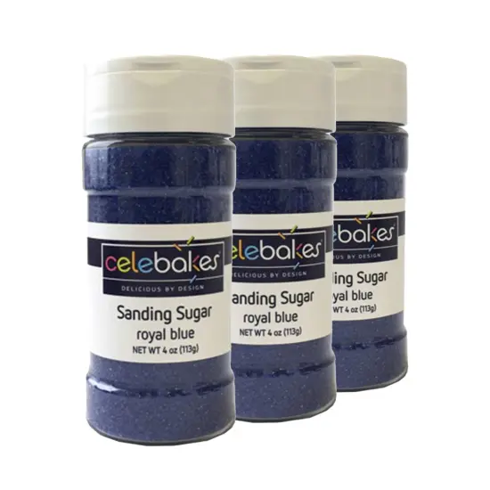 Celebakes Royal Blue Sanding Sugar, 4 oz. {2}