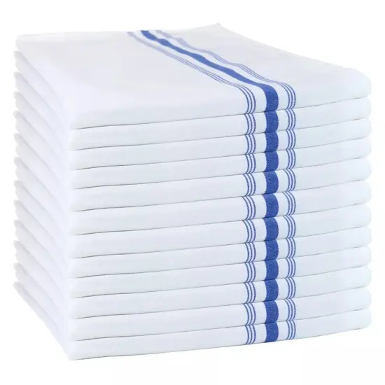 12 Pack Bistro Napkins Blue {1}