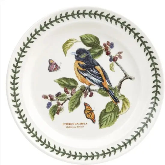 Portmeirion Botanic Garden Birds Collection Dinner Plates | Set of 6 Plates {2}