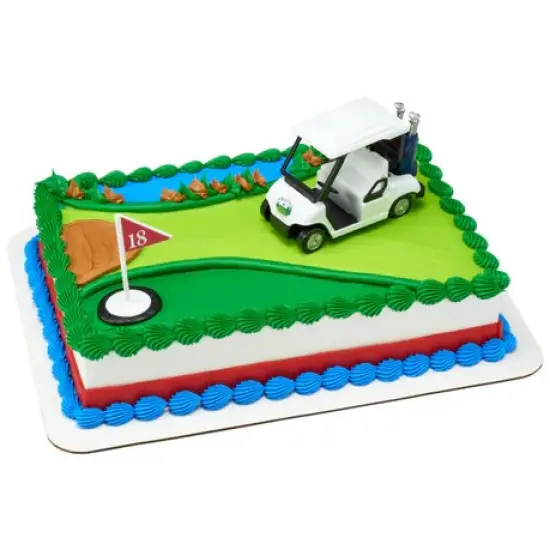 Heading for the Green Golf Cart Cake Kit 2 Piece {3}