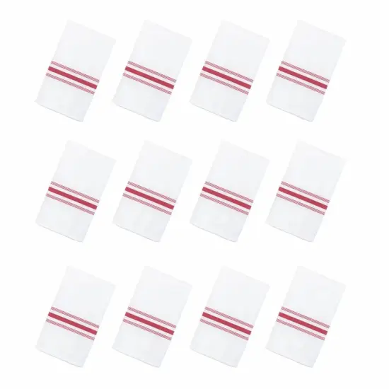12 Pack Bistro Napkins Red {2}
