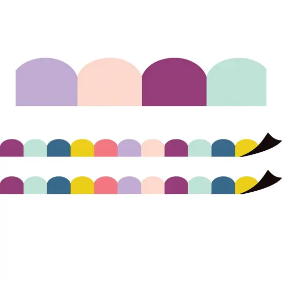 Oh Happy Day Scalloped Magnetic Border, 24 Feet Per Pack, 2 Packs {1}