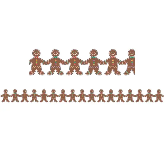 Gingerbread Men Classroom Borders, 36 Feet Per Pack, 6 Packs {2}