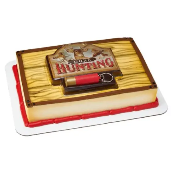 Hunting Deer shotgun bird Cake Decorating Kit {1}