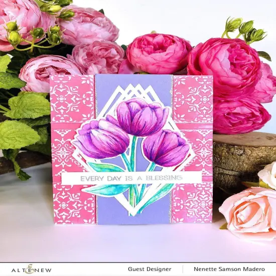 Dreamy Tiles 3D Embossing Folder {5}