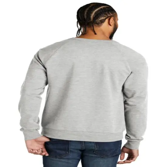 Allmade&reg; Unisex Organic French Terry Crewneck Sweatshirt Granite grey heathe {5}