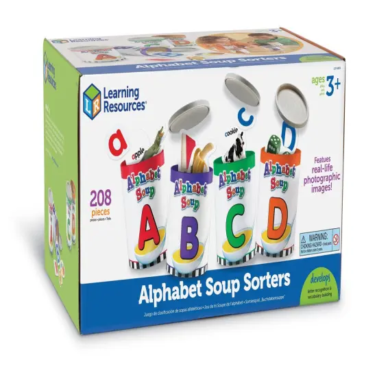 Alphabet Soup Sorters {6}