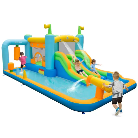 Giant Inflatable Water Slide For Kids Aged 3-10 Years (without Blower) {5}