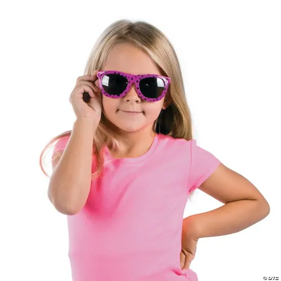 Kids Bright Animal Print Sunglasses - 12 Pc. {3}