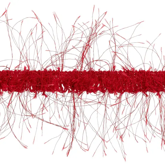 10 yards of Pippa Eyelash Fringe Trim | 10 yard cut Red {1}