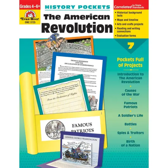 History Pockets: The American Revolution Book, Grades 4-6+ {1}