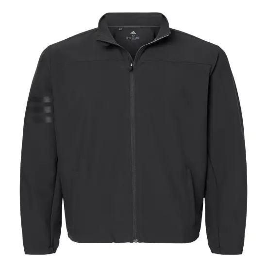Adidas&reg; 3-Stripes Full-Zip Jacket Black/ black {1}