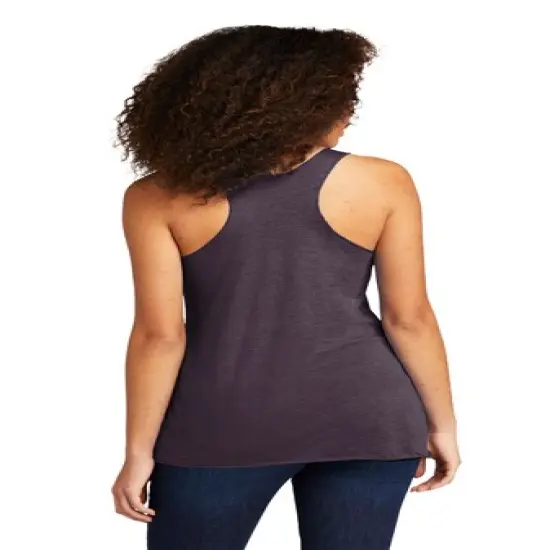 Next Level&reg; Women&rsquo;s Crew Neck Tri-Blend Racerback Tank Heather white {7}