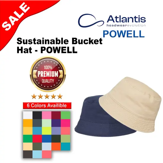 Atlantis Headwear&reg; Sustainable Bucket Hat Dark grey {2}