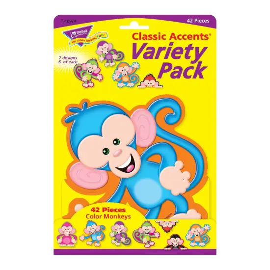 Color Monkeys Classic Accents&reg; Variety Pack, 42 Per Pack, 3 Packs {2}