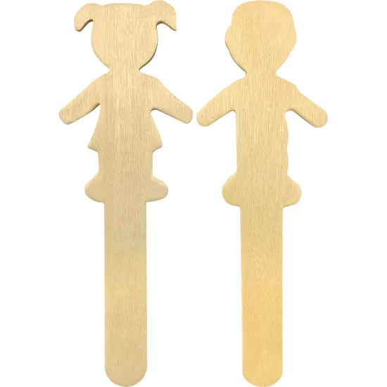 STEM Basics: People-Shaped Craft Sticks - 50 Per Pack, 3 Packs {2}