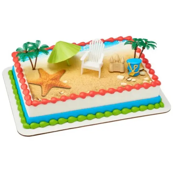 Beach Chair & Umbrella Cake Kit 6-Piece set {3}