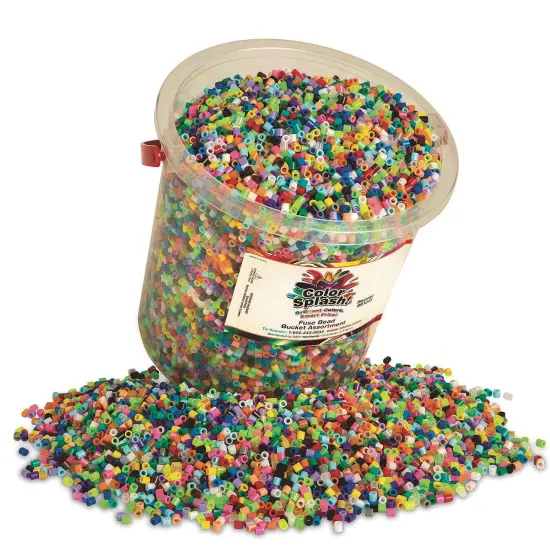 Color Splash!&reg; Fuse Bead Bucket, Assorted Colors, 26,000+ Beads {1}