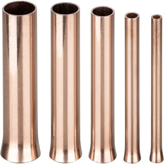 5 Pack Longer Pine Needle Coiling Tool, Gauge for Basket Making, Copper Pine Needle Gauge Guide for Basket Making Weaving(Copper) Brass {2}