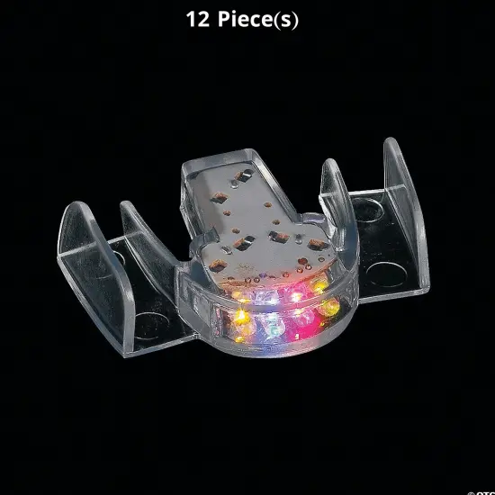 Flashing Teeth BPA-Free Plastic Mouthpiece - 12 Pc. {1}
