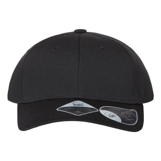 Atlantis Headwear&reg; Sustainable Structured Cap Black {1}