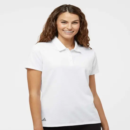 Adidas&reg; Women's Micro Pique Polo Grey three {5}