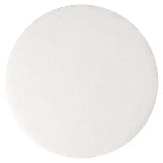 8" Round White Foil Cake Board Drum {1}