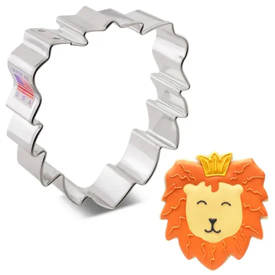 Ann Clark Lion Face Cookie Cutter {1}