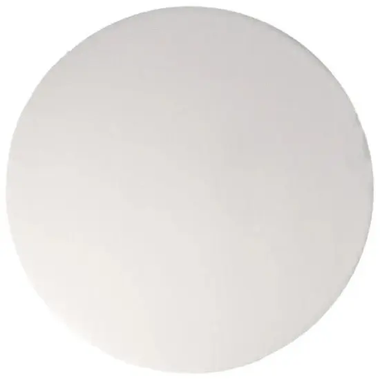 18" Round White Foil Cake Board Drum {1}