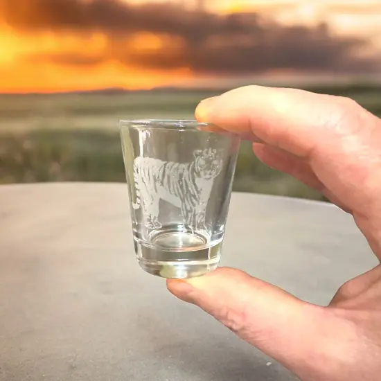 2oz Tiger Shot Glass - Wild Life {4}