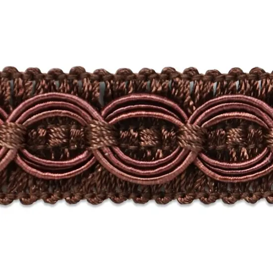 20 yards of Collette Woven Braid Circle Trim | 20 yard cut Chocolate {1}