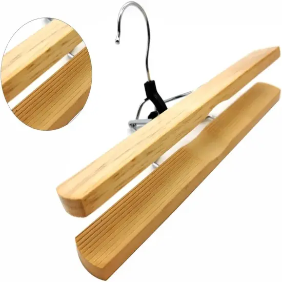 Wooden Pant Hangers - 6 Pack {3}
