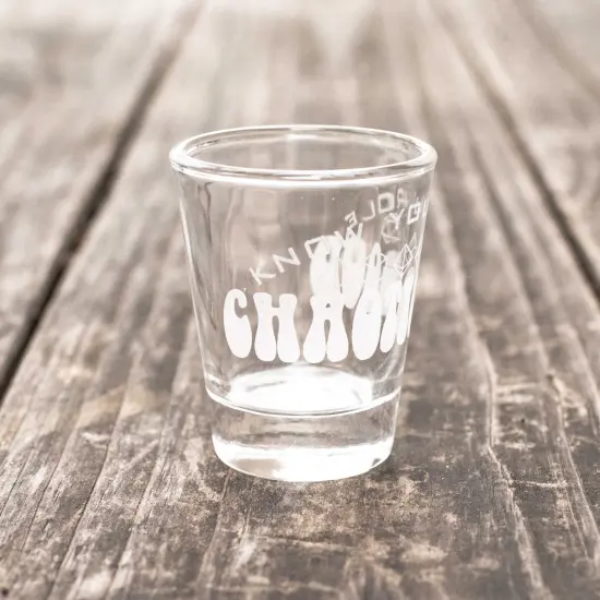 2oz Chaotic Good - Know Your Role - Shot Glass {3}
