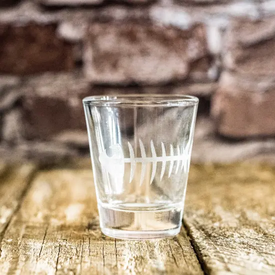 2oz Bonefish Shot glass {3}