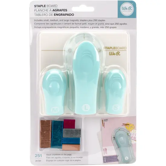We R Magnetic Staple Board-251 Pieces {1}