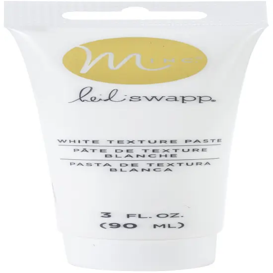 Heidi Swapp Minc Texture Paste 3oz-White {1}