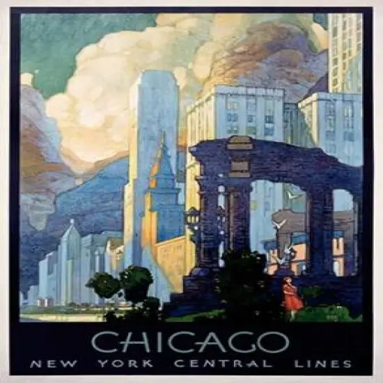 New York Central Lines / Chicago Poster Print byLeslie Ragan - Item # VARPDX294712 {1}