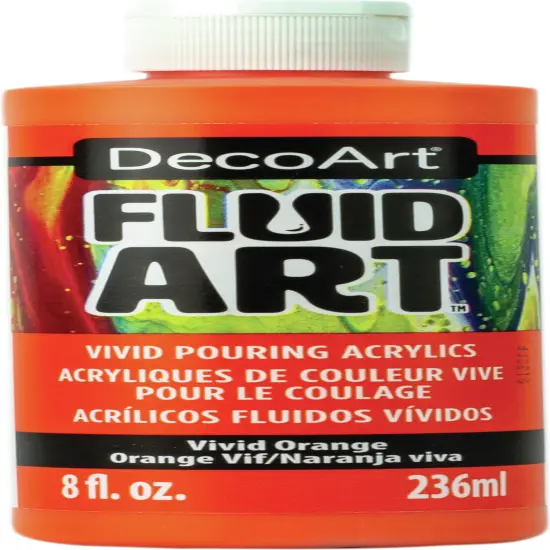 DecoArt FluidArt Ready-To-Pour Acrylic Paint 8oz {2}