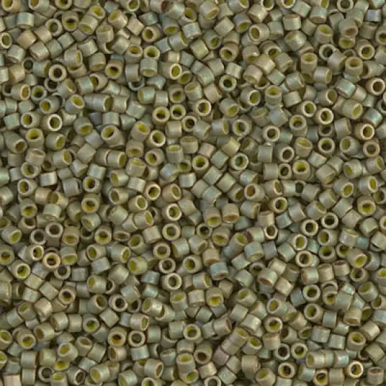 Miyuki Delica Bead 11/0 - DB0372 - Matte Opaque Light Olive Luster {1}