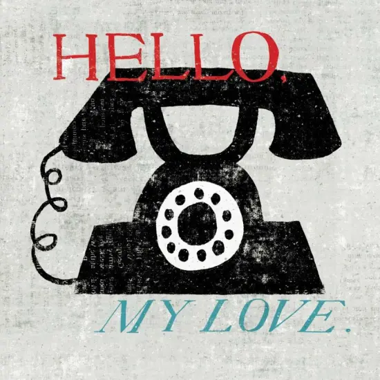 Vintage Desktop -Phone Poster Print by Michael Mullan - Item # VARPDX10016 {1}