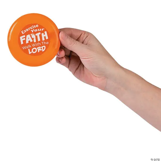 Mini Exercise Your Faith Flying Discs - 12 Pc. {2}