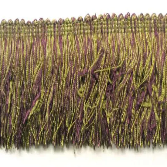 10 yards of 3" Chenille Cut Fringe Trim | 10 yard cut Plum Multi {1}