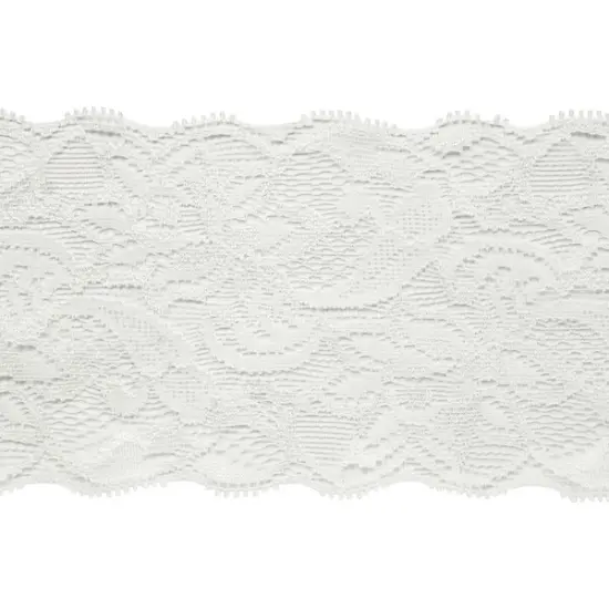 10 Yds of Amelia 3 1/4"Stretch Chantilly Lace Trim | 10 yard cut {1}