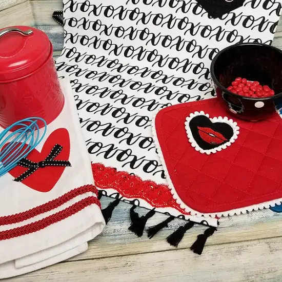 10 yards of Cora 2 1/4" Stretch Raschel Lace Trim | 10 yard cut Red {4}