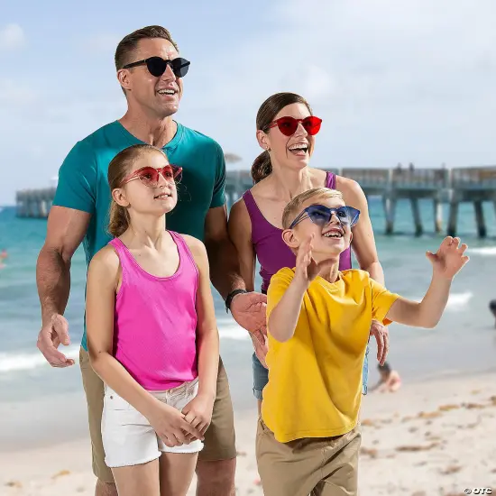 Cool Blue Rimless Sunglasses 12 Pc. {3}