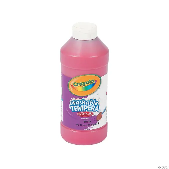 16-oz. Crayola&reg; Artista II Washable Red Tempera Paint {1}