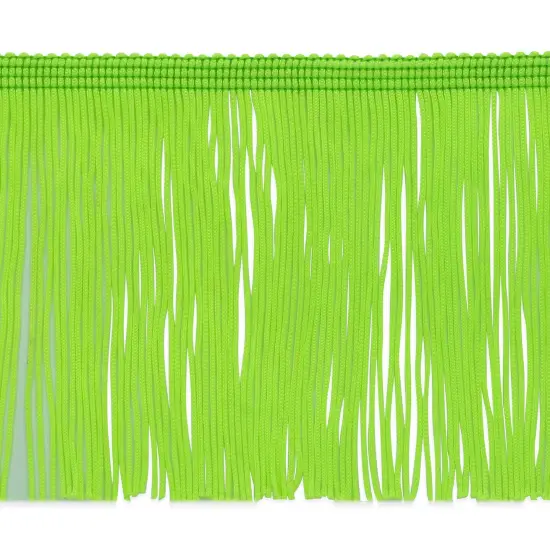 5 Yards of 4" Chainette Fringe Trim | 5 yard cut Lime {1}